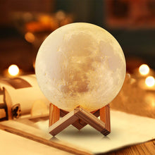 Load image into Gallery viewer, 3D Moon Lamp - Night Light for Creative Gift