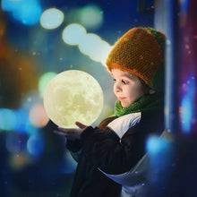 Load image into Gallery viewer, 3D Moon Lamp - Night Light for Creative Gift